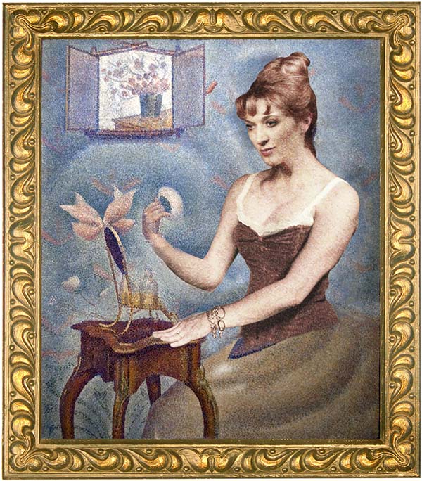 Seurat - Cory Powdering Herself